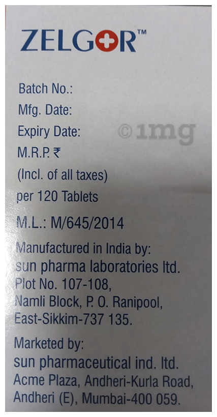 Zelgor 250mg Tablet