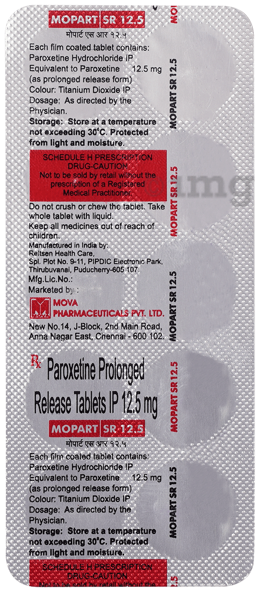 Mopart SR 12.5 Tablet