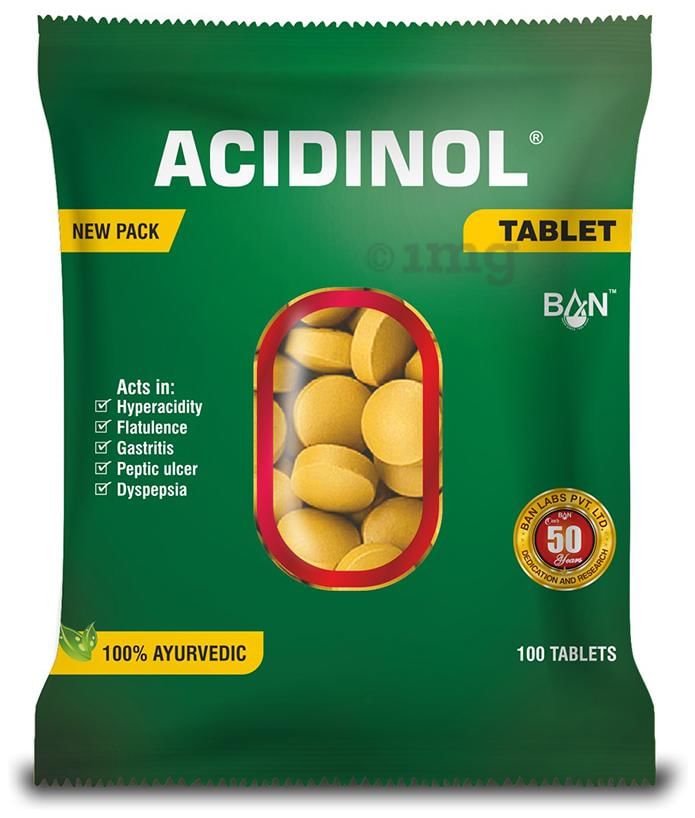 Acidinol Tablet Improves Digestion &amp; Helps in Acidity and Bloating