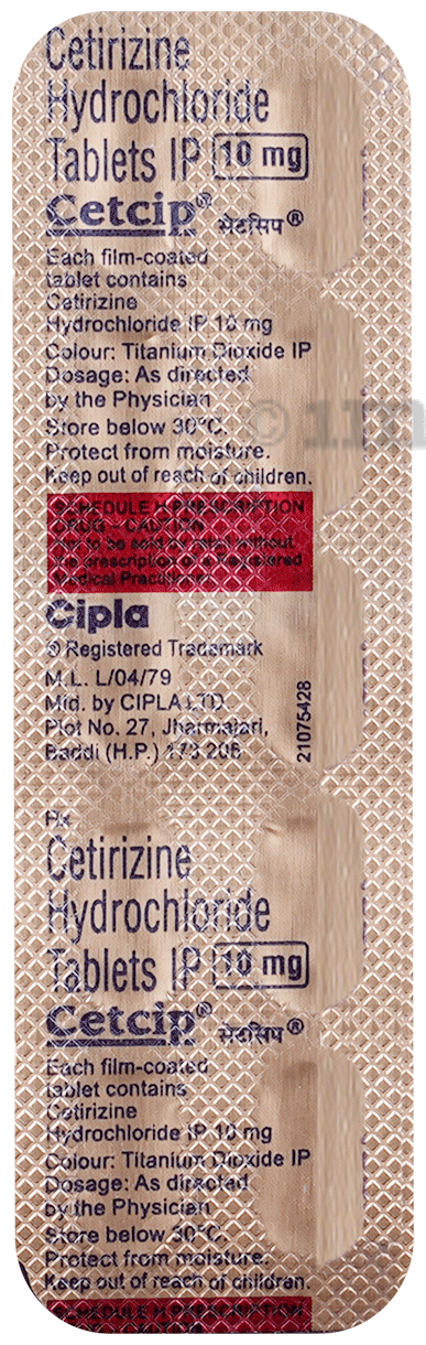 Cetcip 10mg Capsule