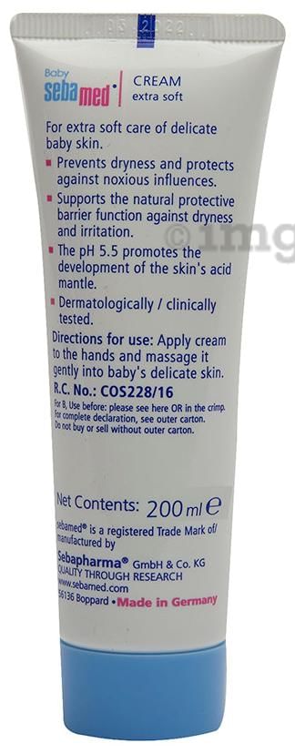 Sebamed Baby Cream Extra Soft with Panthenol &amp; Jojoba Oil | For Delicate Skin