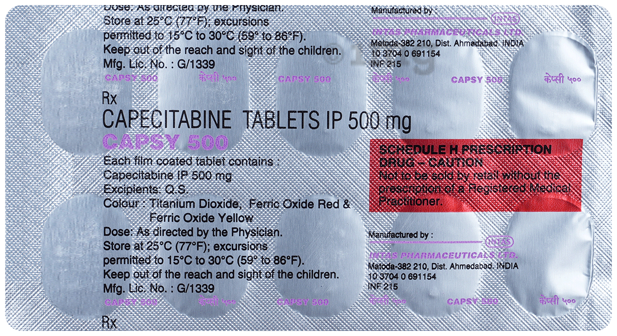 Capsy 500mg Tablet