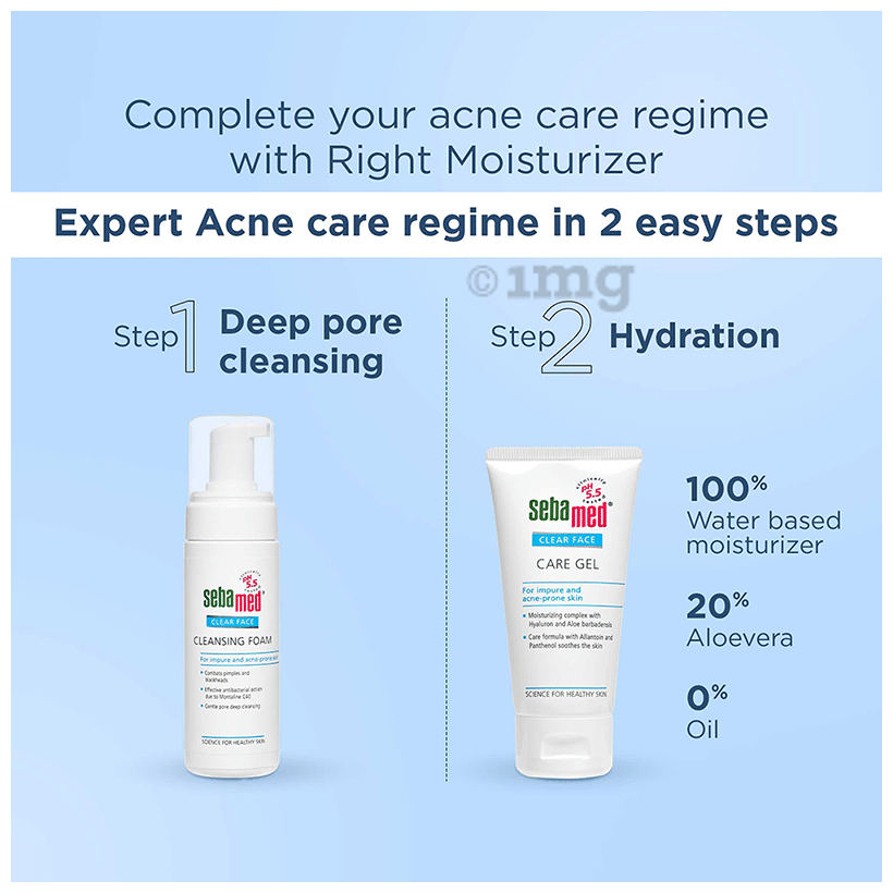 Sebamed Clear Face Cleansing Foam for Impure and Acne-prone Skin | Face Care Product for Pimples &amp; Blackheads