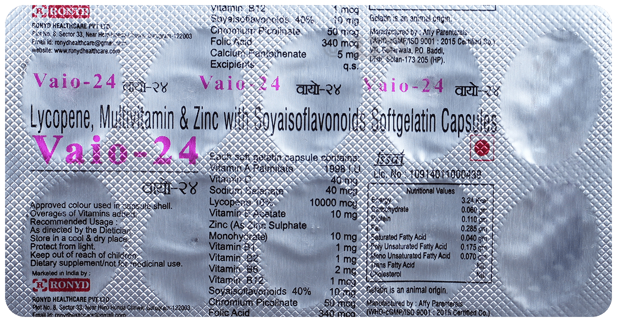 Vaio 24 Soft Gelatin Capsule