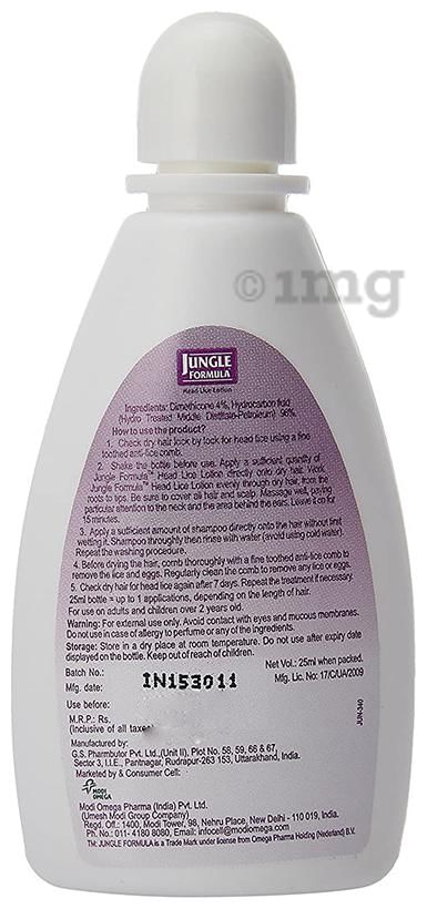 Jungle Formula Head lice Lotion