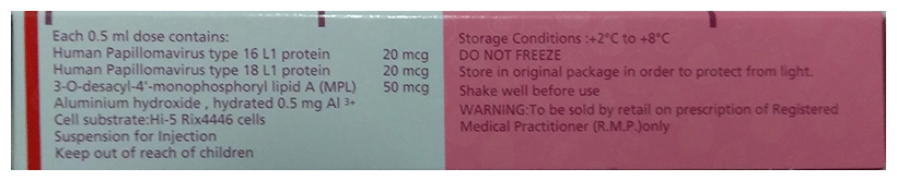 Cervarix Vaccine