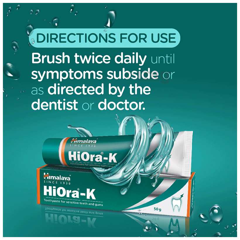 Himalaya Hiora-K Toothpaste | For Sensitive Teeth &amp; Gums