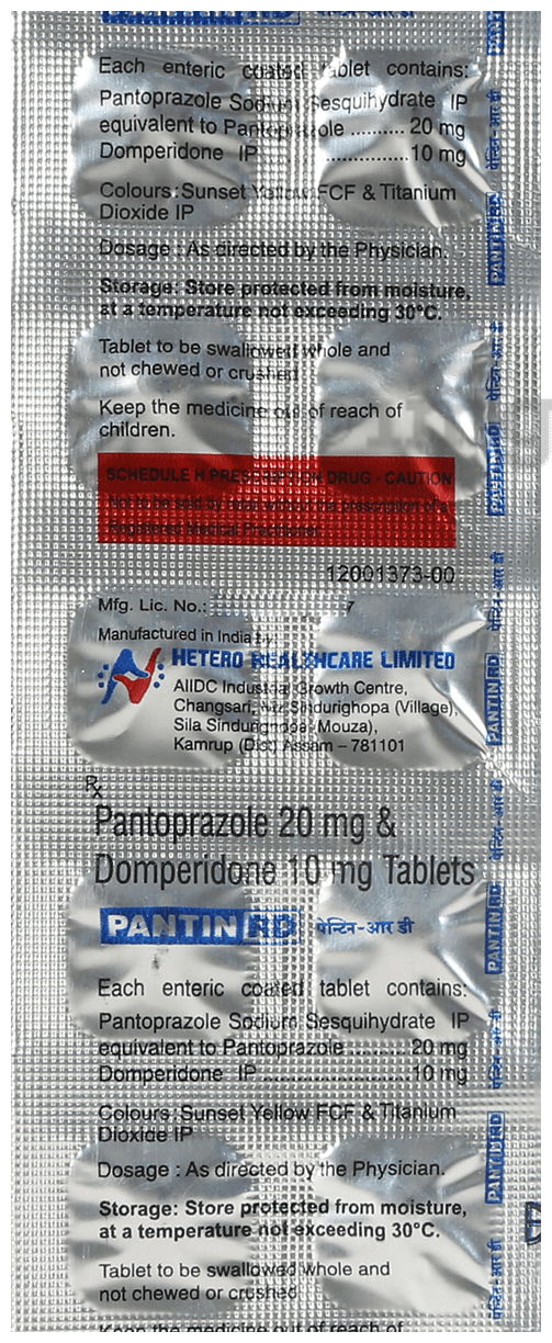 Pantin RD 10mg/20mg Tablet