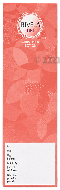 Rivela Tint Sunscreen SPF 50 with Vitamin E | Broad Spectrum Protection Lotion