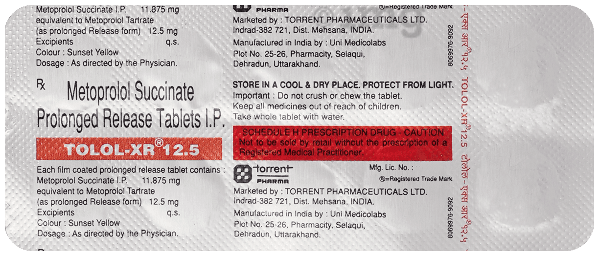 Tolol -XR 12.5 Tablet