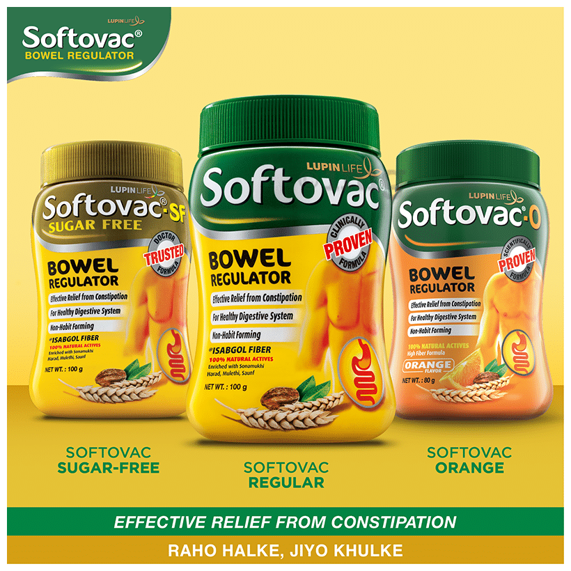 Softovac Bowel Regulator for Effective Relief from Constipation