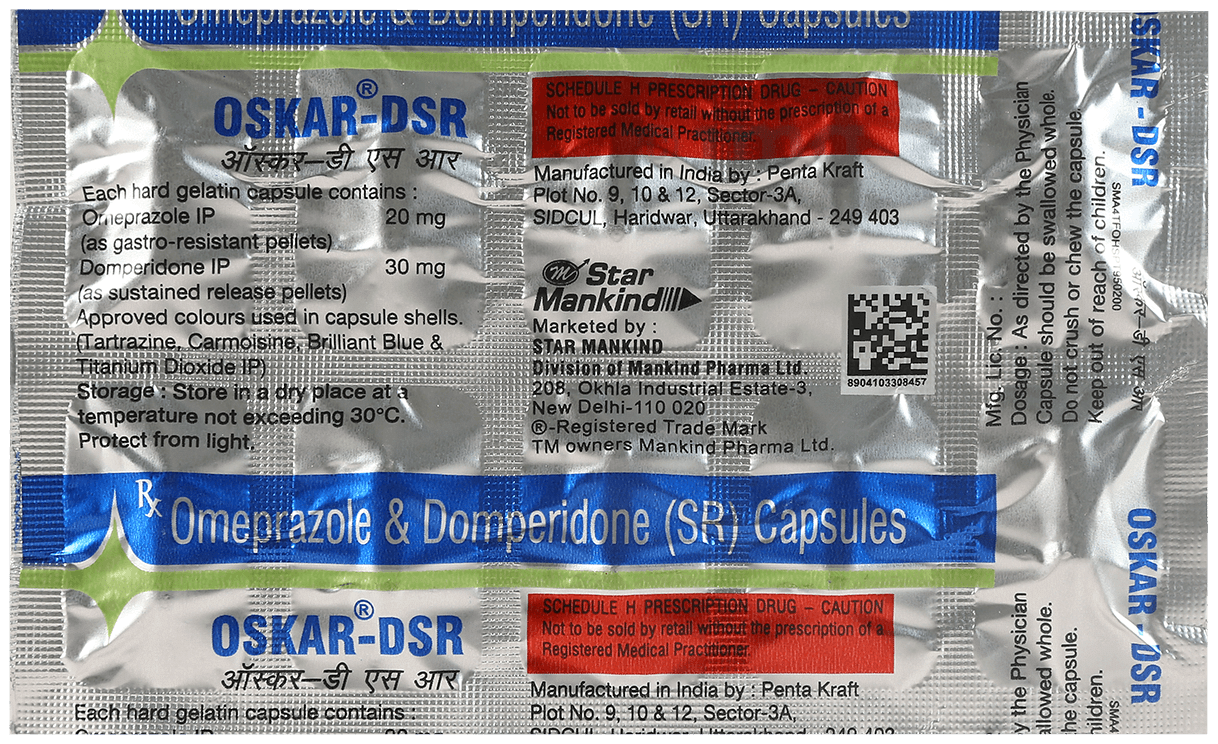 Oskar DSR 30 mg/20 mg Capsule