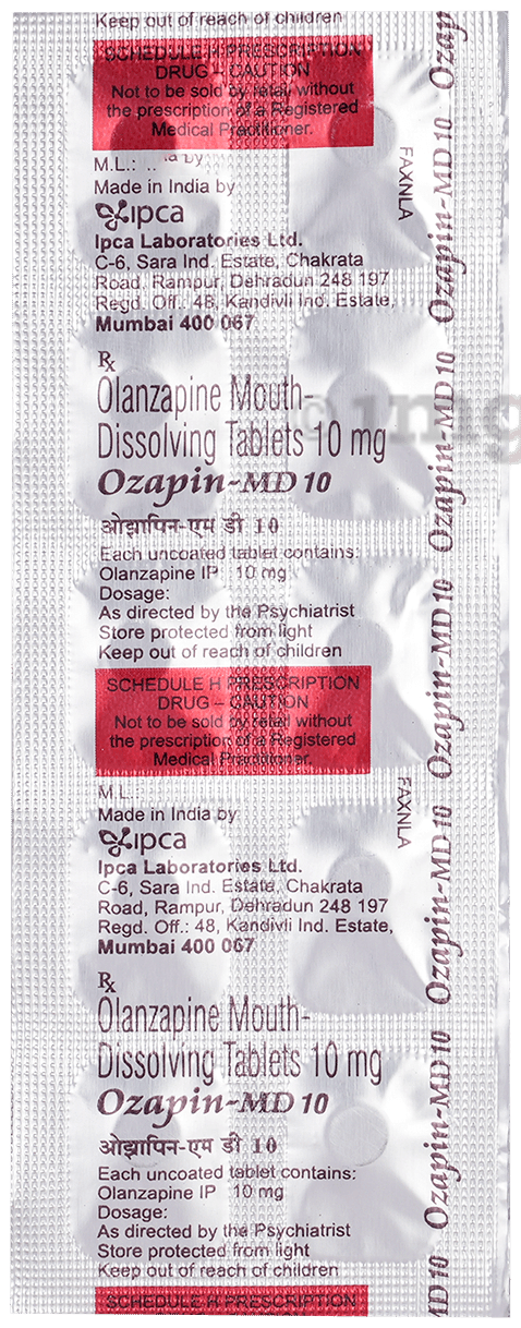 Ozapin -MD 10 Tablet