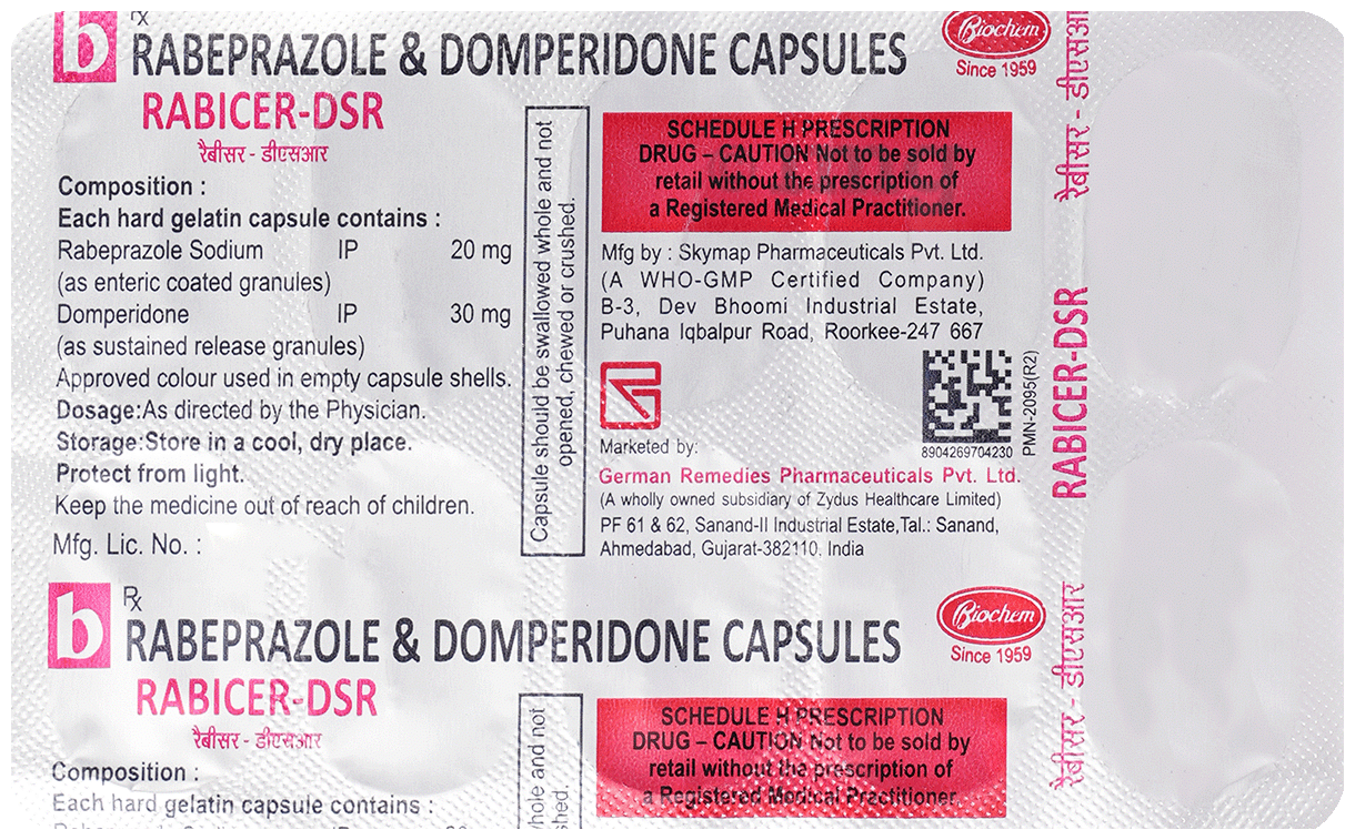 Rabicer DSR 30mg/20mg Capsule