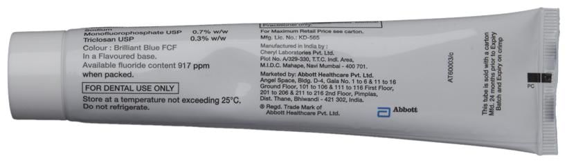 Hydent-K Medicated Oral Gel with Fluoride | Toothpaste for Sensitive Teeth