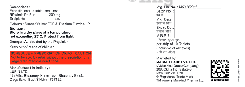 Rifastop 200 Tablet