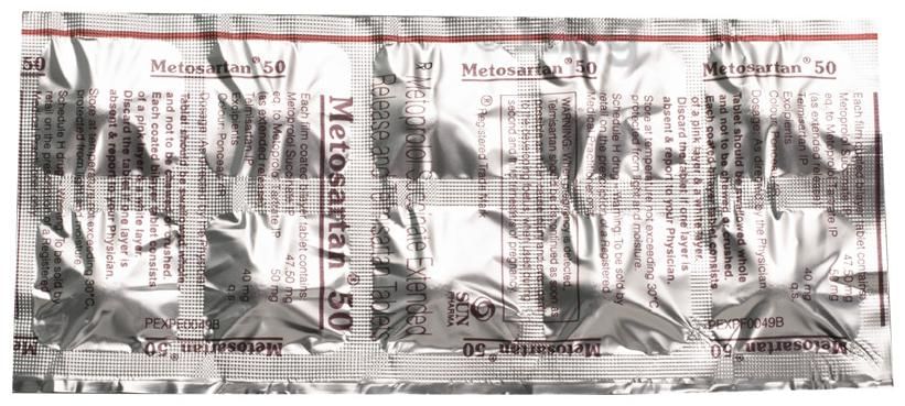Metosartan 50 Tablet ER