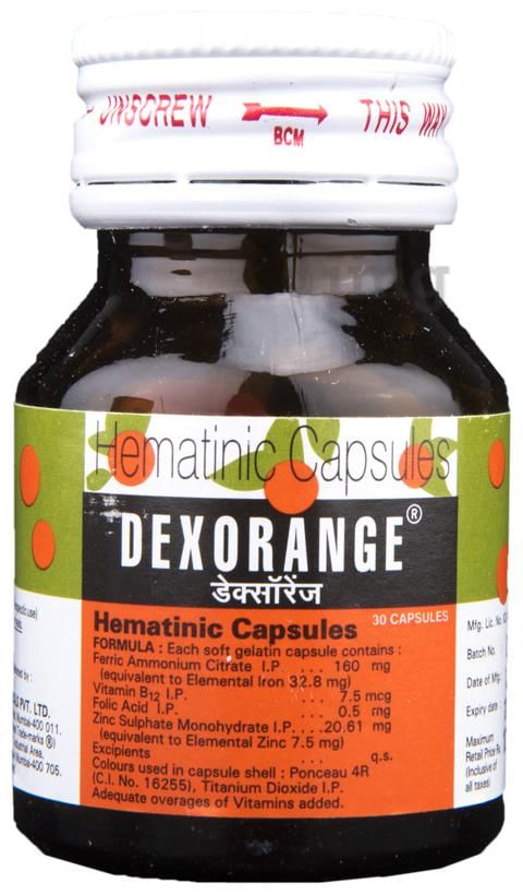 Dexorange Hematinic Capsule