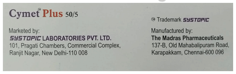 Cymet Plus 5 mg/50 mg Tablet