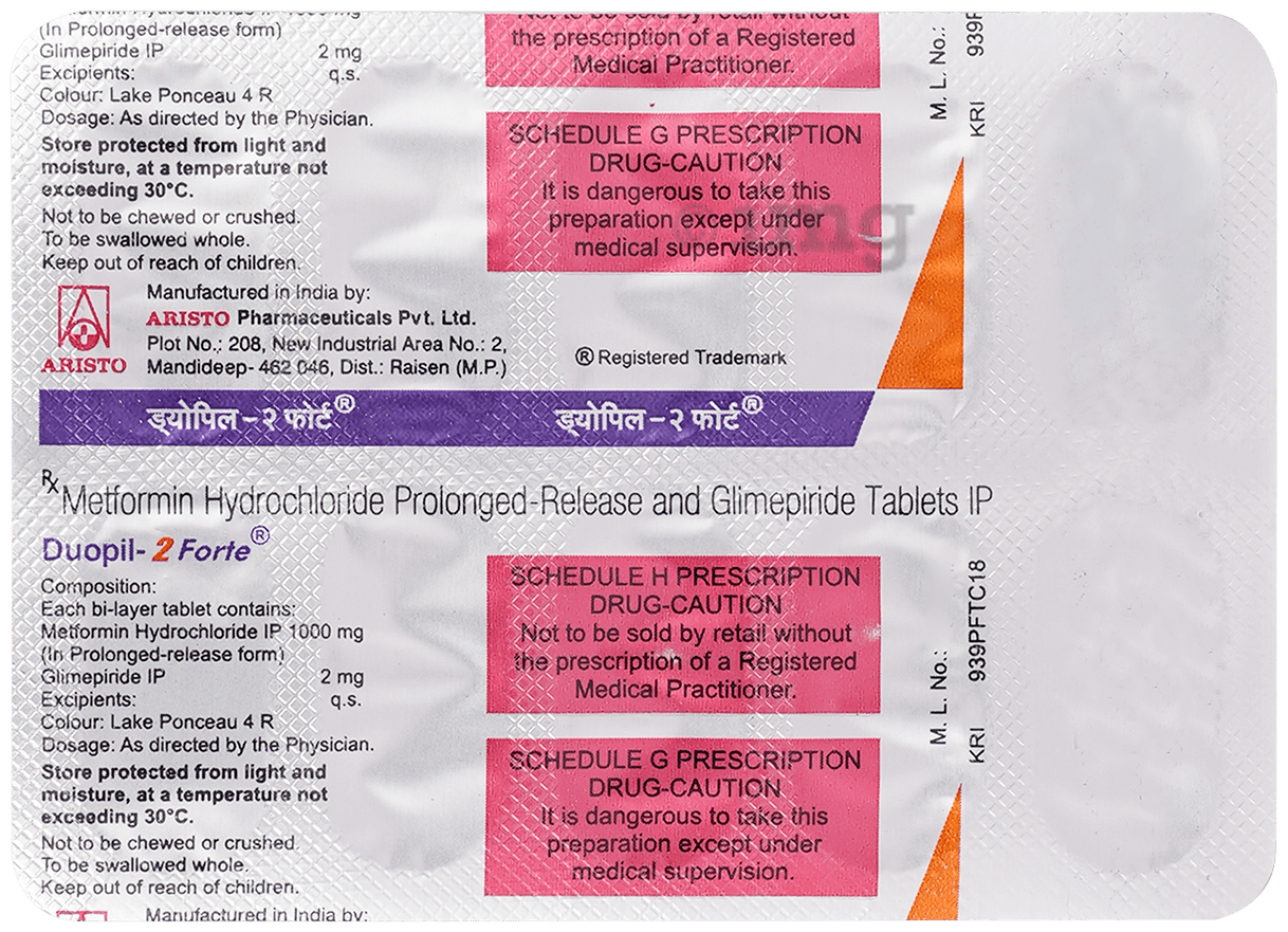 Duopil 2 Forte Tablet PR