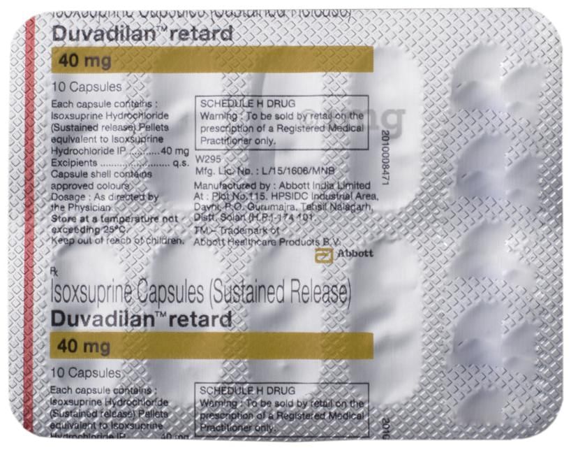 Duvadilan Retard Capsule SR