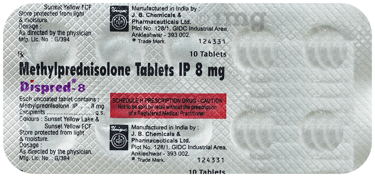 Dispred 8mg Tablet