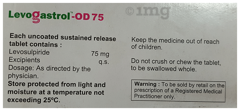 Levogastrol OD 75 Tablet SR