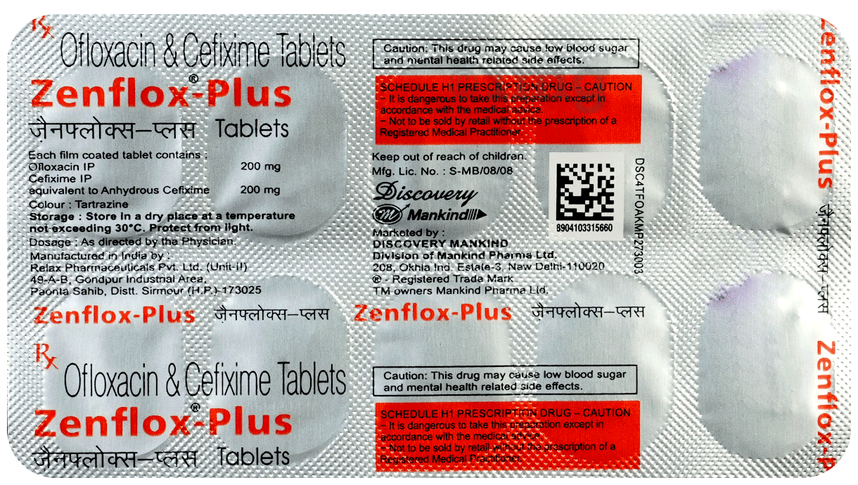 Zenflox-Plus 200 Tablet