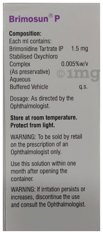 Brimosun P Eye Drop
