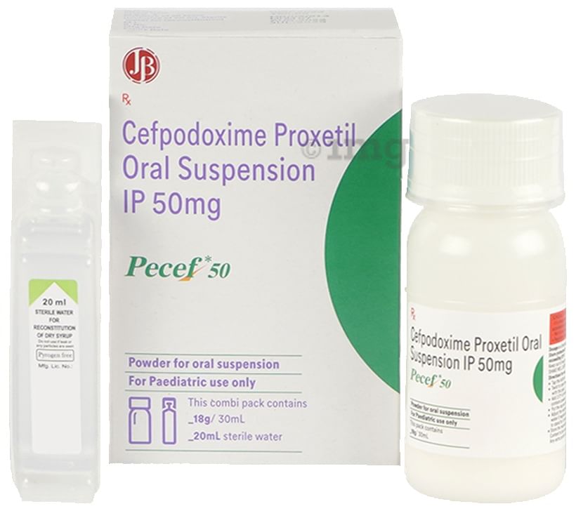 Pecef 50 Oral Suspension