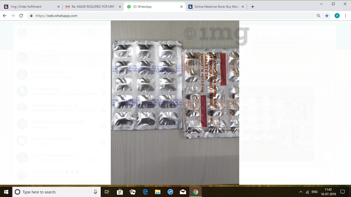 Targit-H 40/12.5mg Tablet