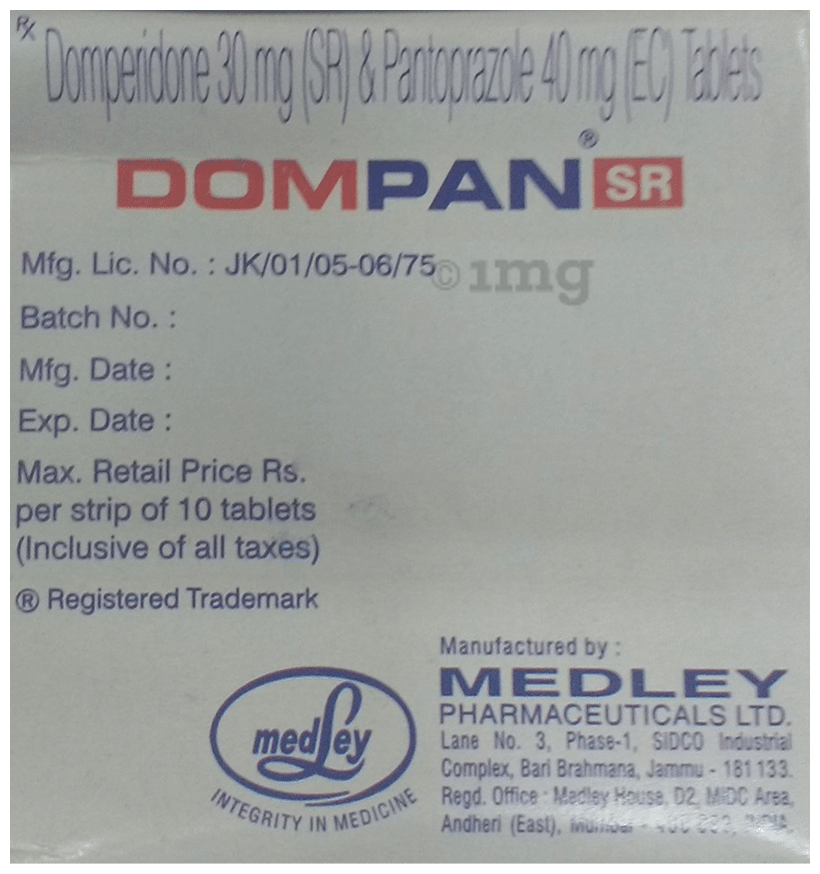 Dompan SR Tablet