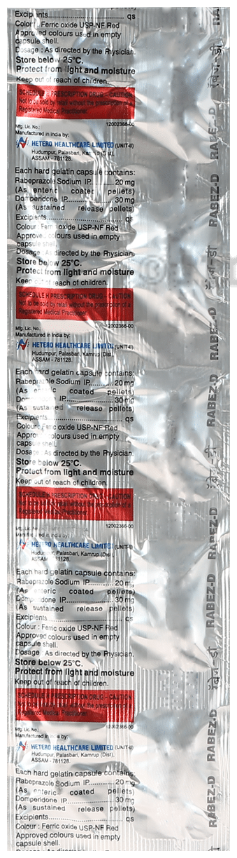 Rabez D 30 mg/20 mg Capsule