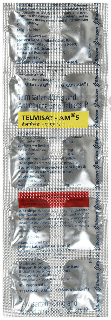Telmisat AM 5 Tablet