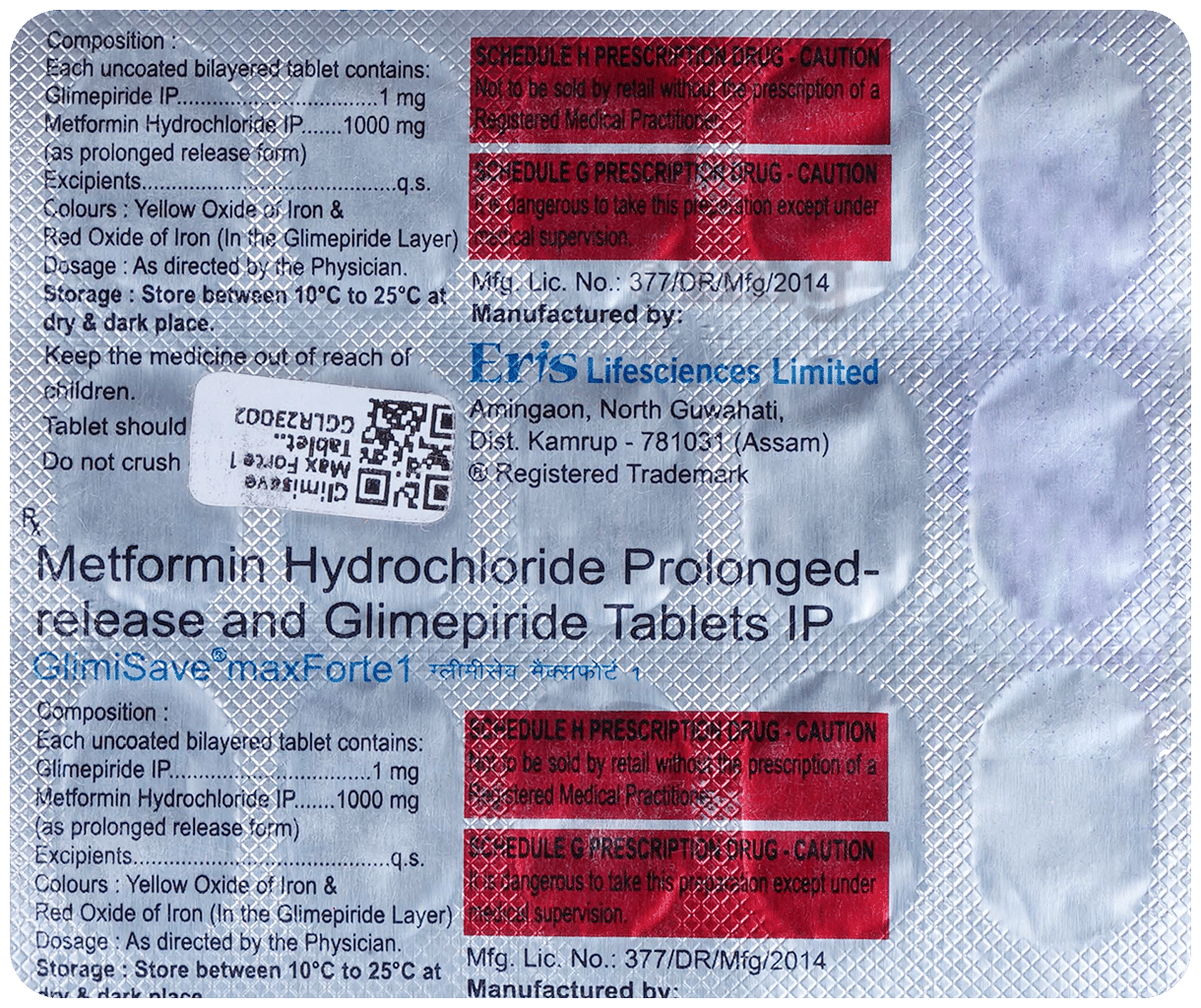 Glimisave Max Forte 1 Tablet PR