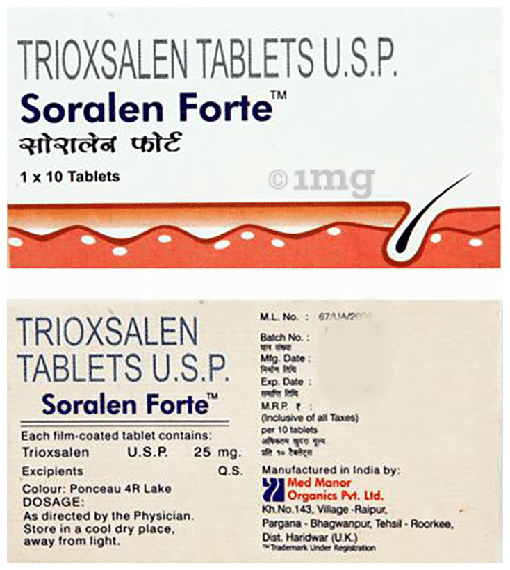 Soralen Forte 25mg Tablet