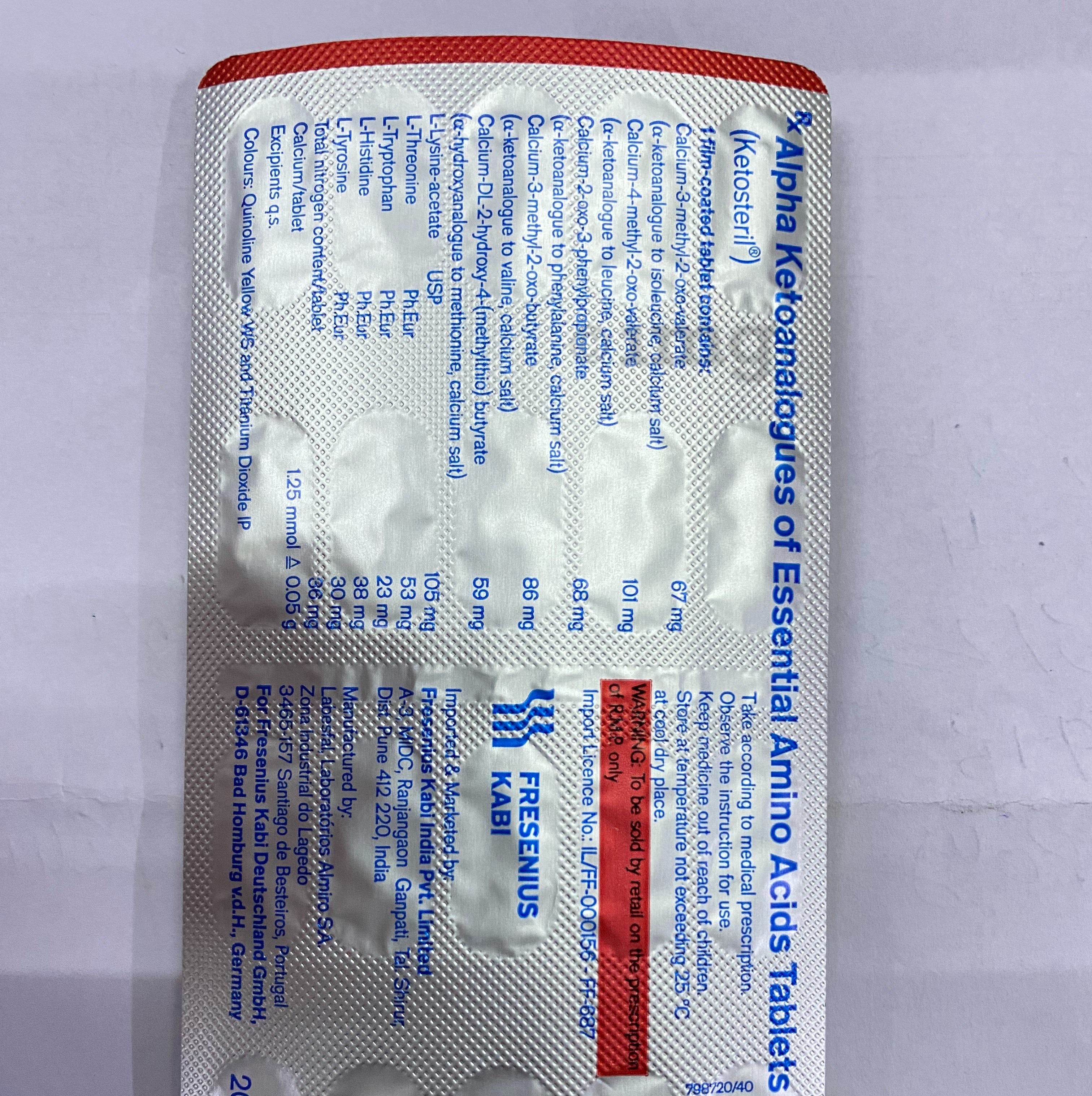 Ketosteril Tablet