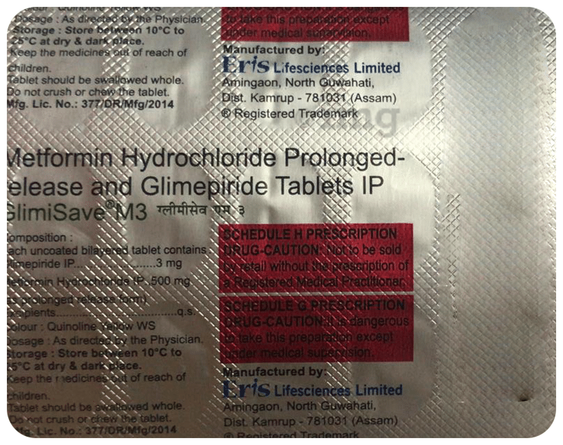 Glimisave M 3 Tablet PR