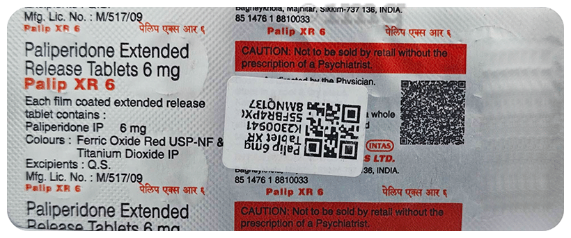 Palip 6mg Tablet XR