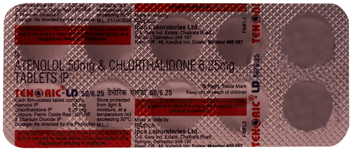 Tenoric-LD 50/6.25 Tablet