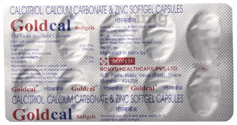 Goldcal Soft Gelatin Capsule