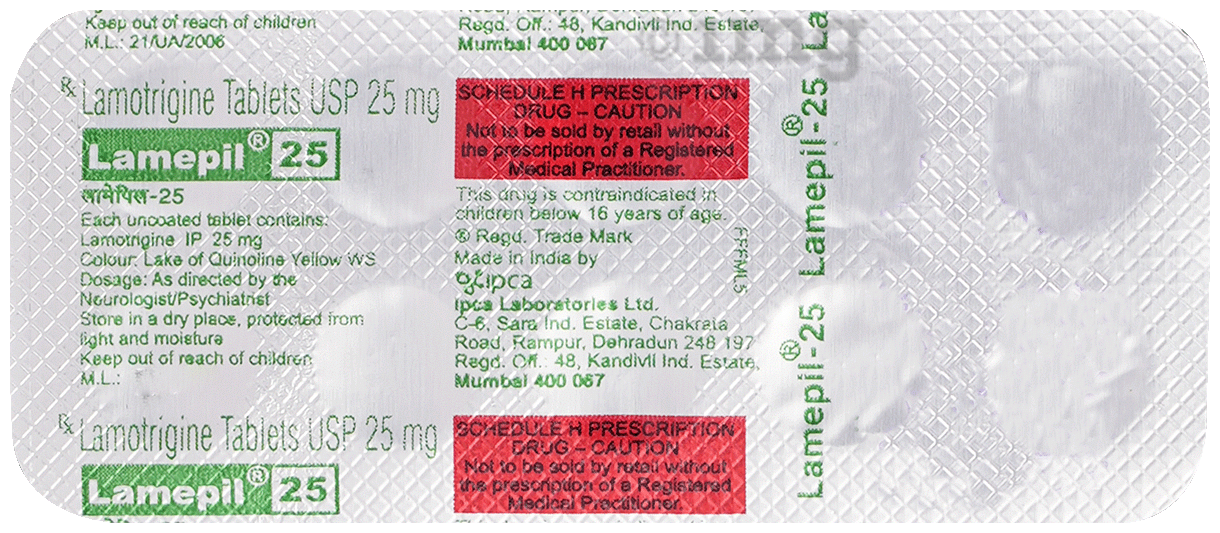 Lamepil 25mg Tablet