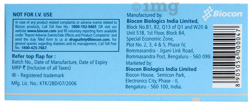 Insugen 50/50 Injection 40IU/ml