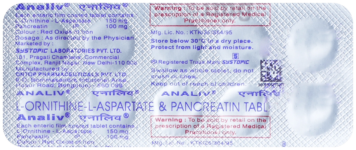 Analiv 100mg/150mg Tablet