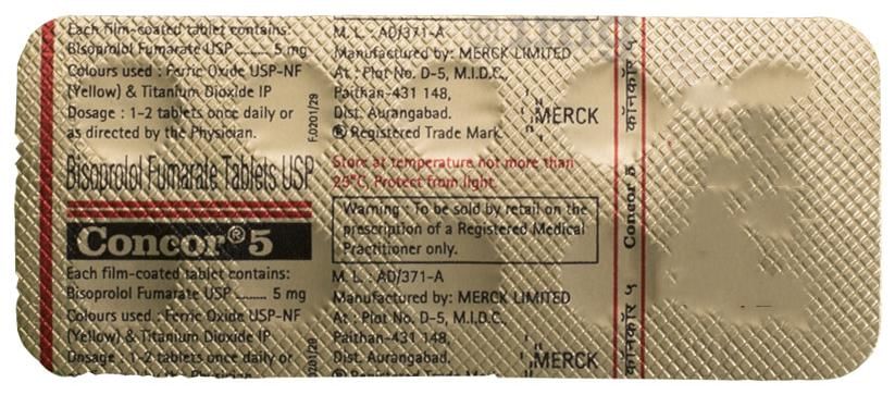 Concor 5 Tablet