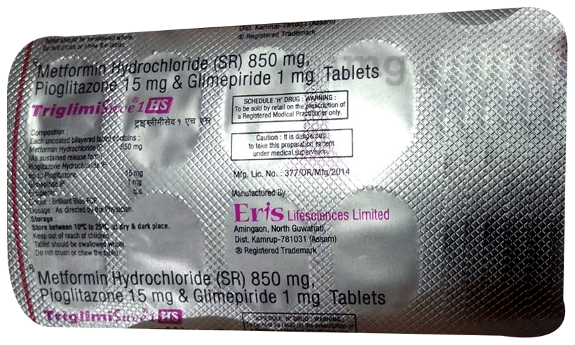 Triglimisave HS 1 Tablet SR