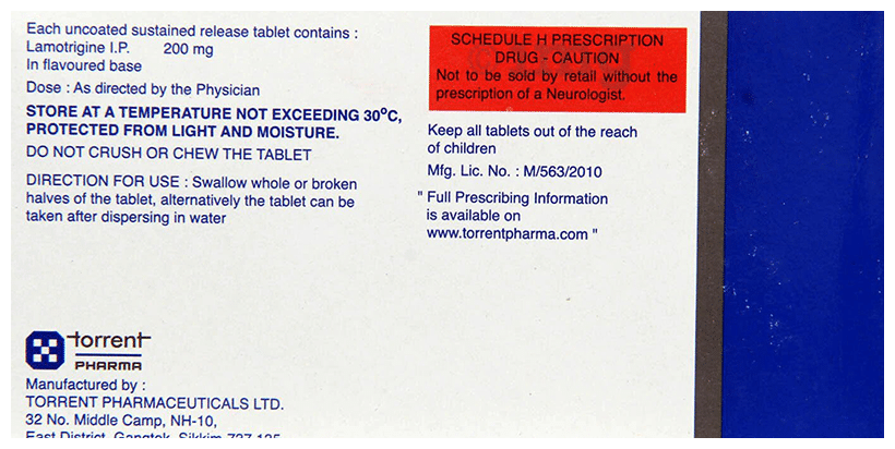 Lamitor OD 200 Tablet SR