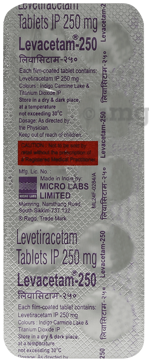 Levacetam 250 Tablet