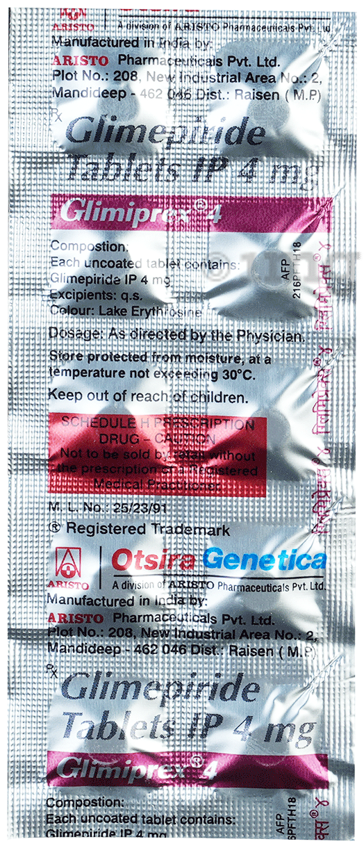Glimiprex 4 Tablet