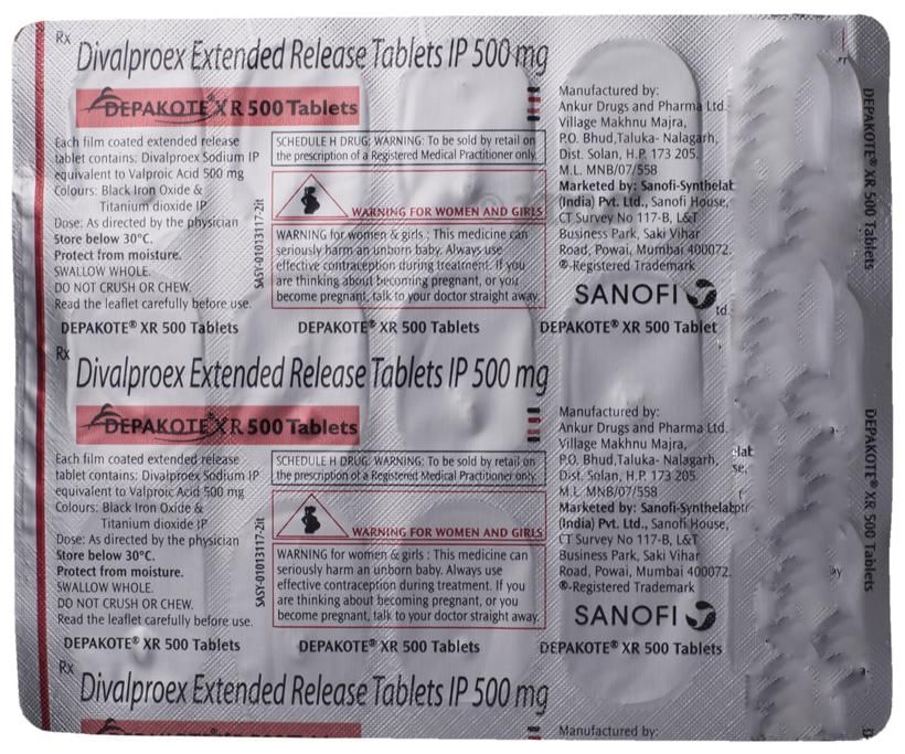 Depakote XR 500 Tablet